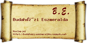 Budaházi Eszmeralda névjegykártya